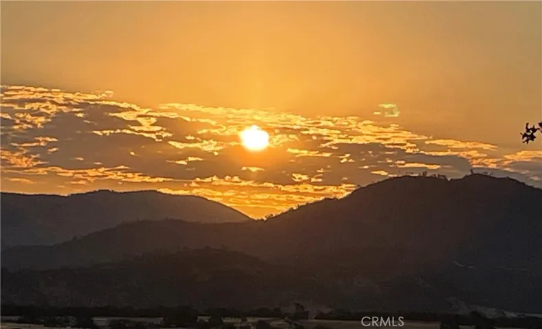 Sunrise from kitchen window