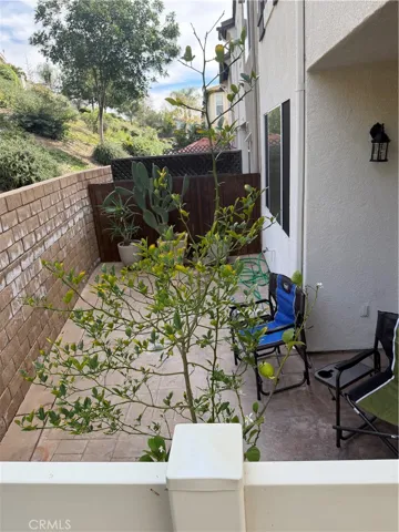 Private patio
