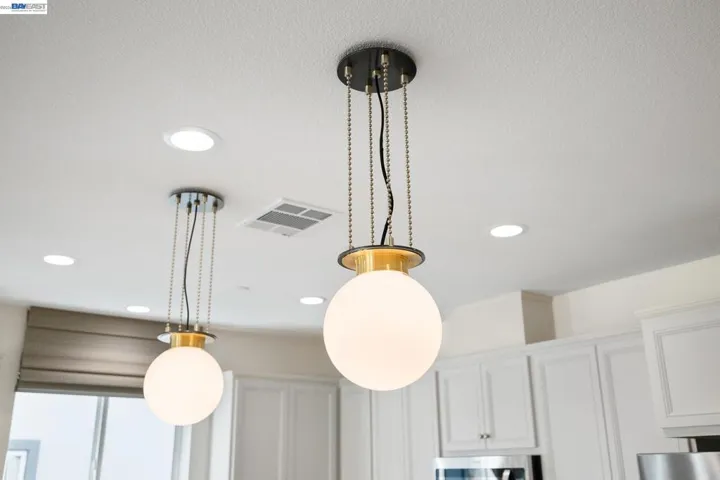 Pendent lights included