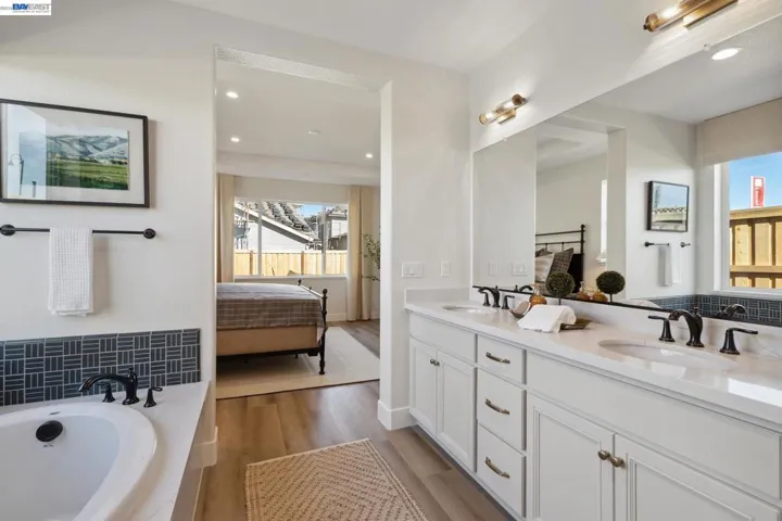 Photos are of display model home-