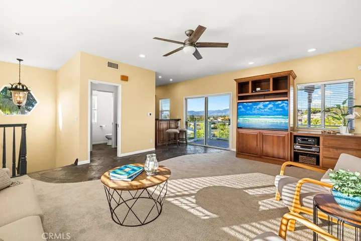 Custom built in TV and surround sound system