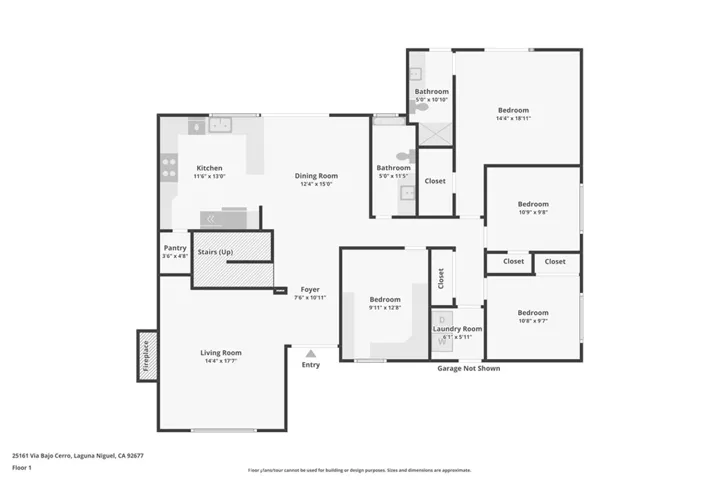 Downstairs floor plan