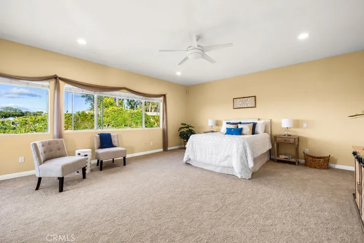 Upstairs primary retreat
