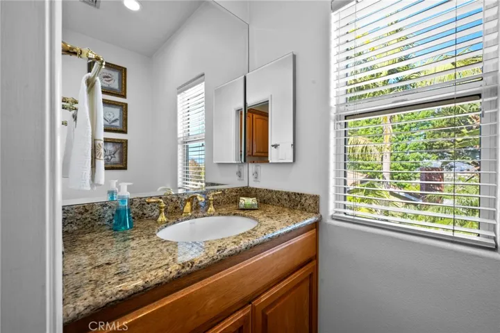 granite countertops and custom cabinets