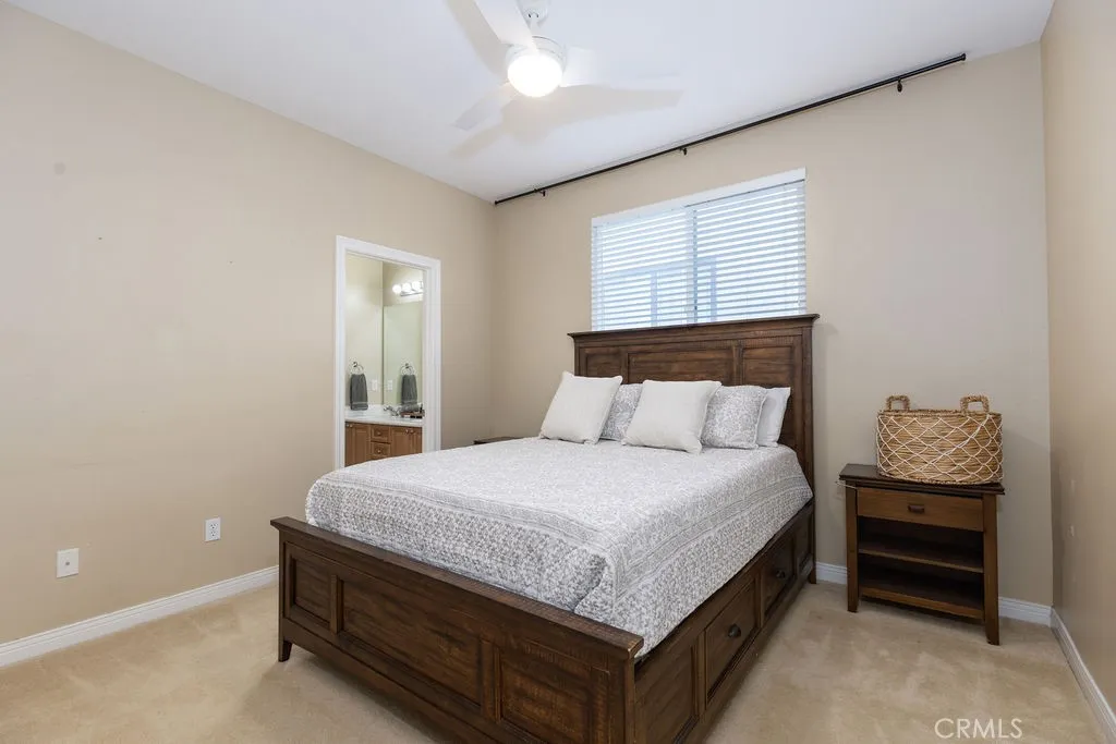 Bedroom with jack in jill bathroom