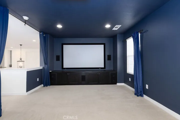 Theater room without theater chairs