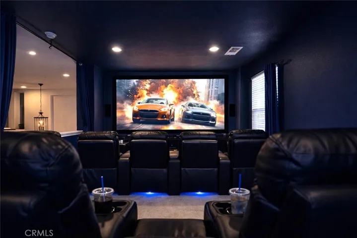 AI generated-theater room would look like