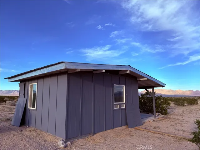 The windows have protective covers for when the cabin is not in use.