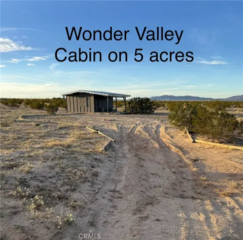 Wonder Valley, California in the Mojave desert