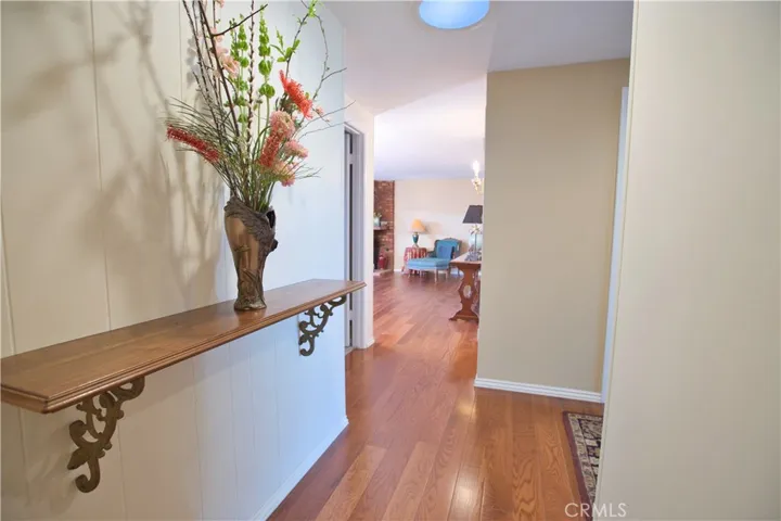 Another hall view to the living room