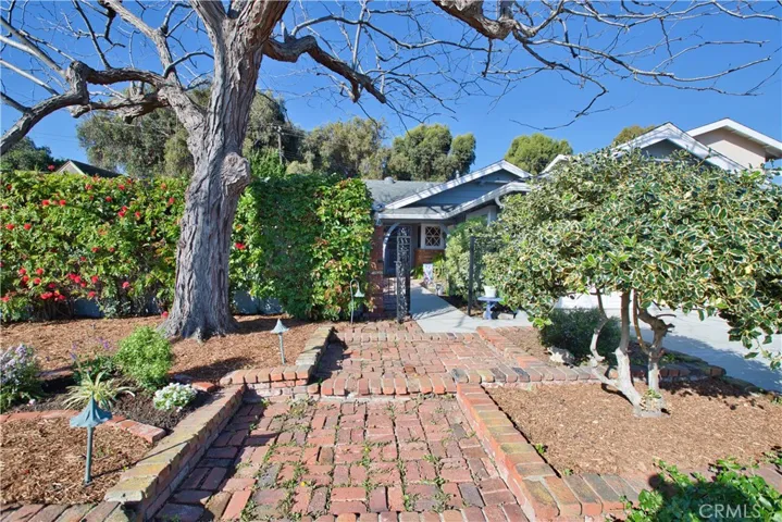 Front brick entrance