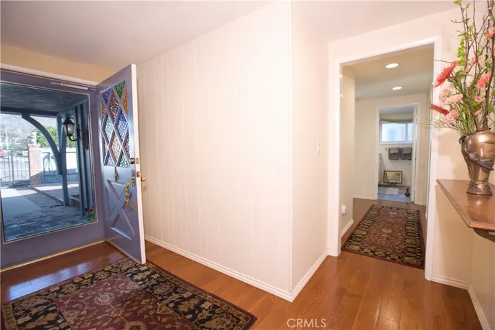 Foyer and view down the hall