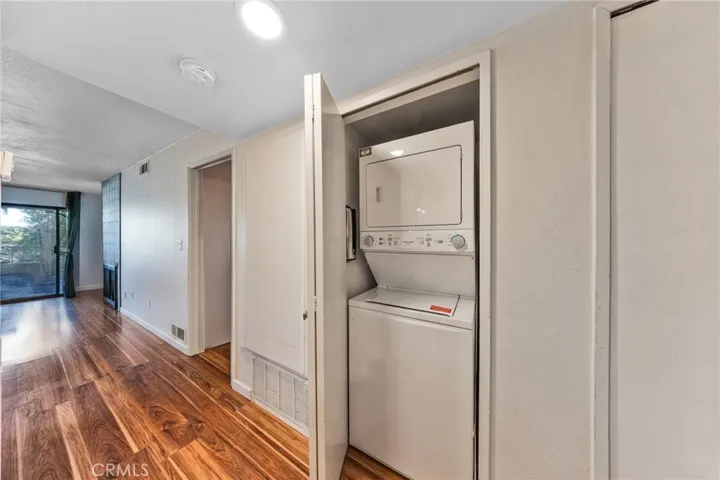 Convenient in-unit laundry