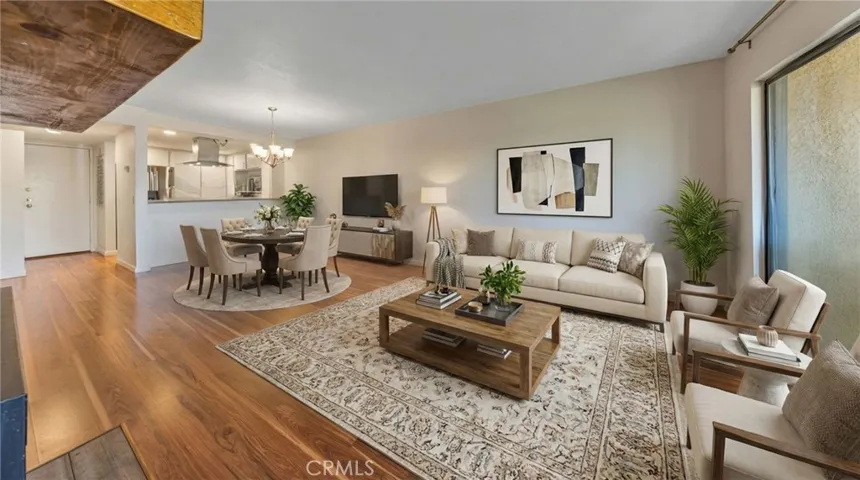 Living Room - virtually staged