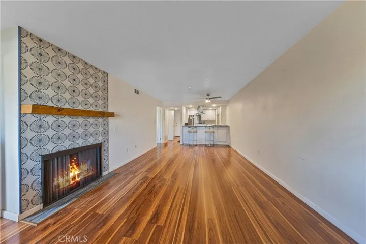 Warm & welcoming fireplace
