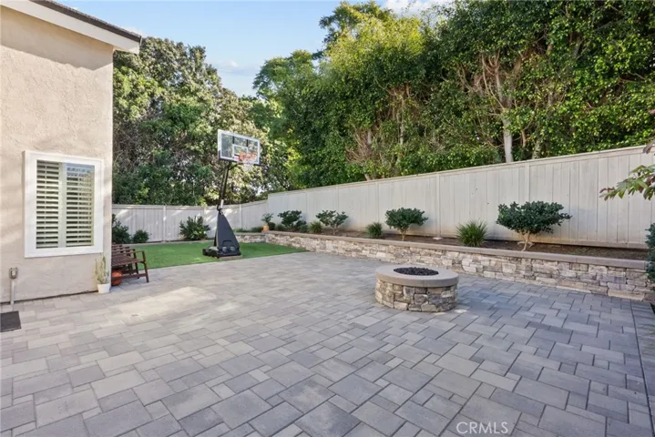 Backyard with Firepit