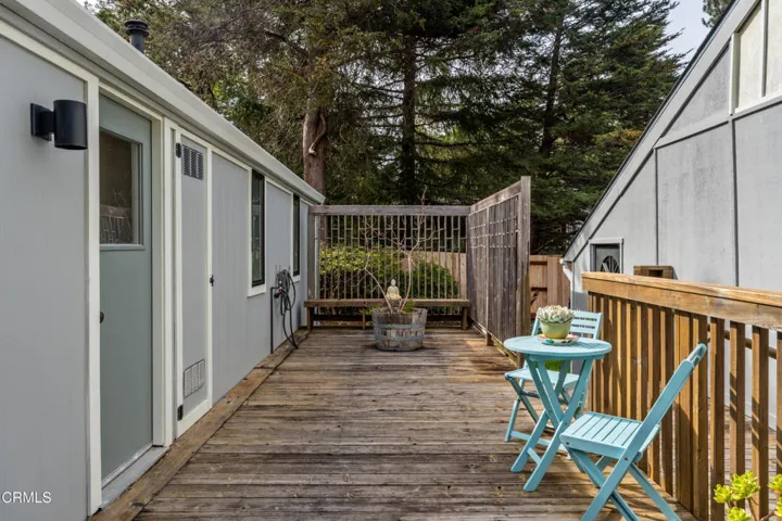 Deck and Back Yard