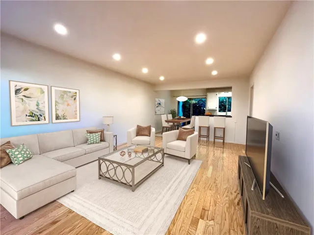Living Room - virtually staged