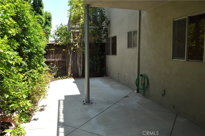 Huge patio area