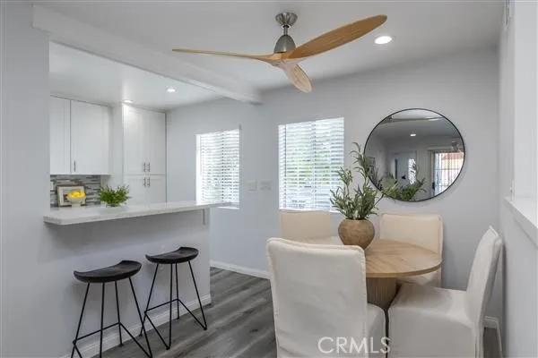 Dining area next to the kitchen