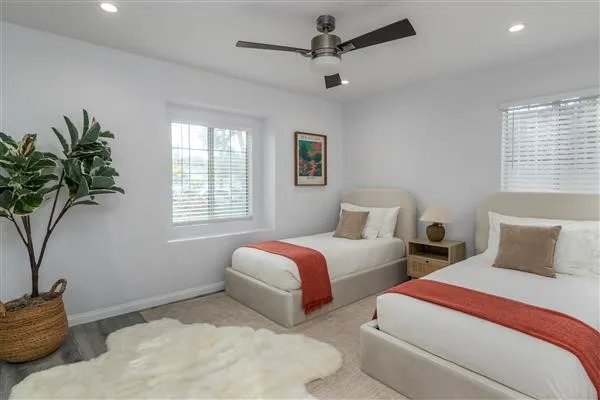 Guest bedroom # 1-west of the living room