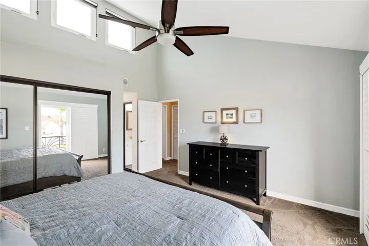 lots of natural light in the bedroom