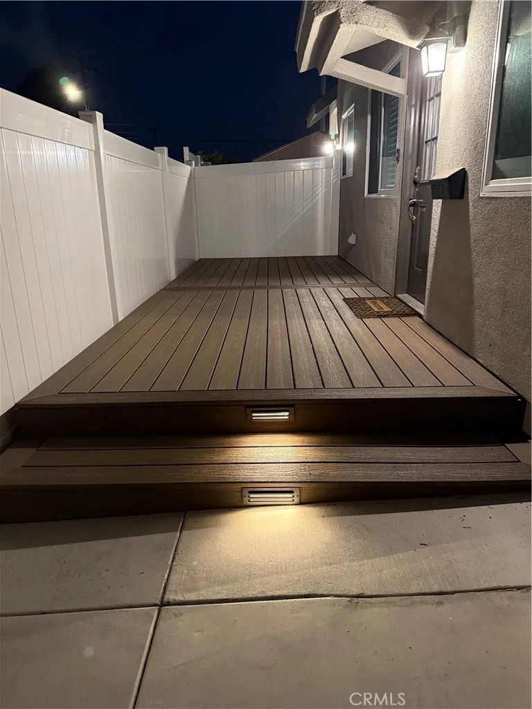Downstairs JADU Private Deck/Patio
