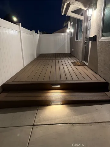 Downstairs JADU Private Deck/Patio