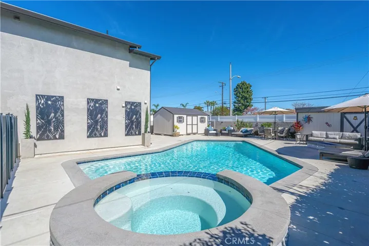 Outdoor Pool  & Spa Area