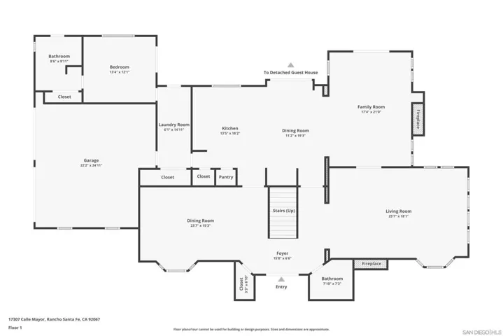 1st Level Floor Plan