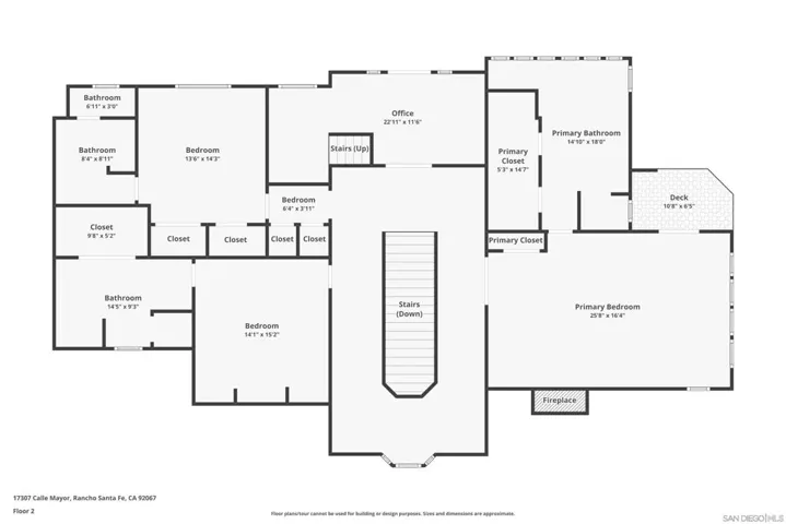 2nd Level Floor Plan