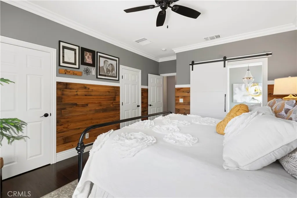 Double walk-in closets