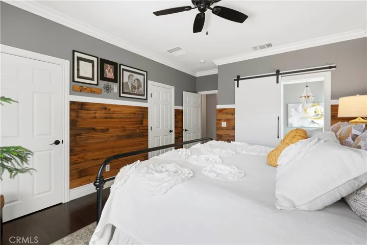 Double walk-in closets