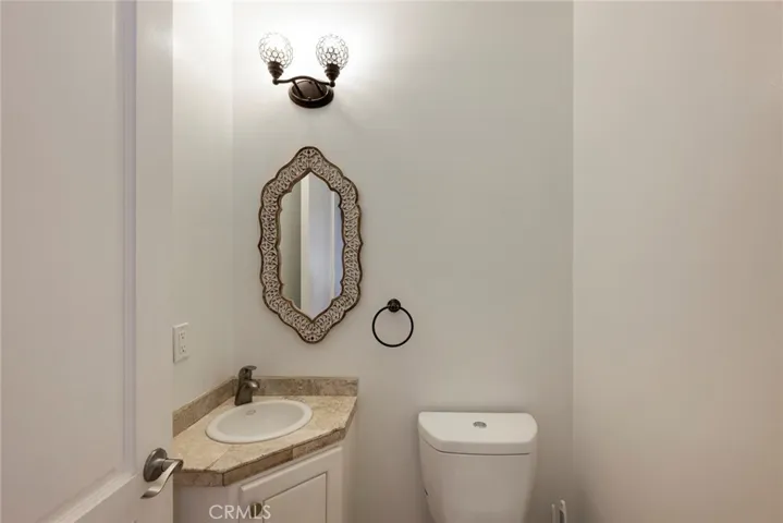 Downstairs half bath