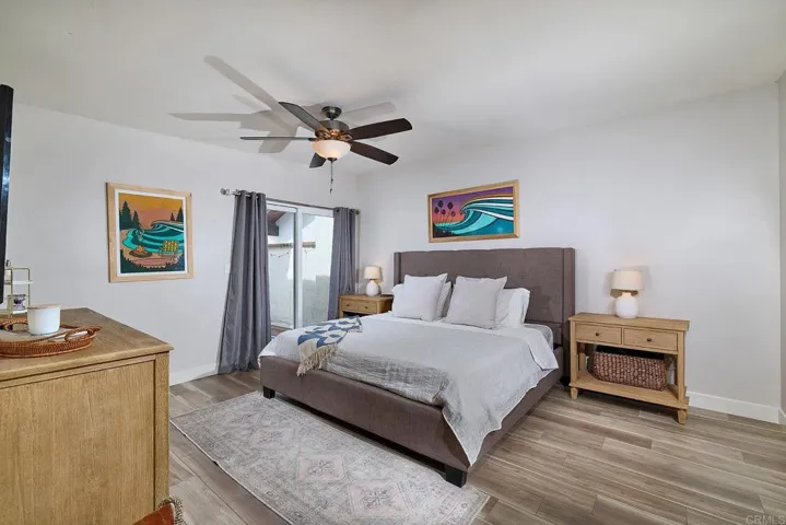 Direct access to a private patio