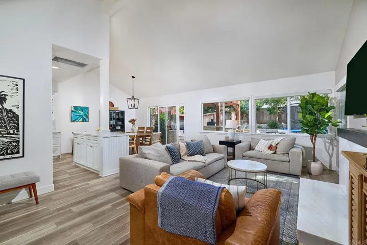 Wall of windows with remote-controlled shades