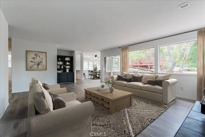 Living Room Virtually staged