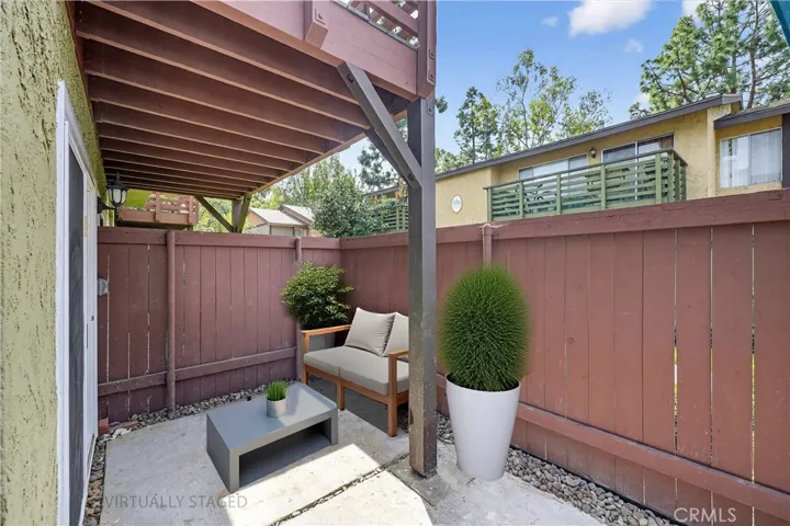 Patio Virtually Staged