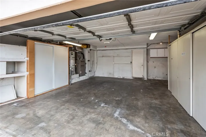 Large Attached Garage with Storage