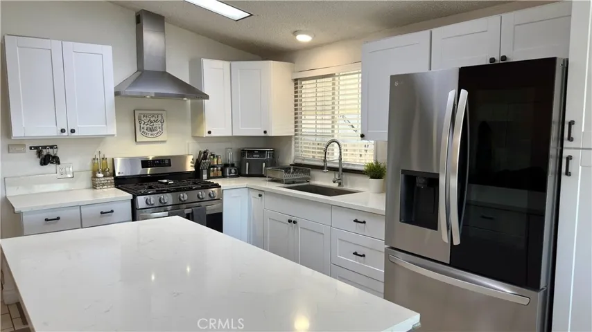 updated cabinetry and kitchen