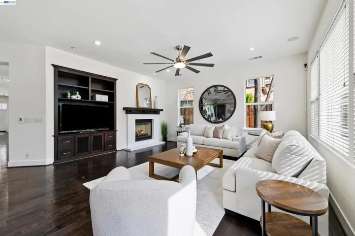 GAS FIREPLACE AND SPEAKERS