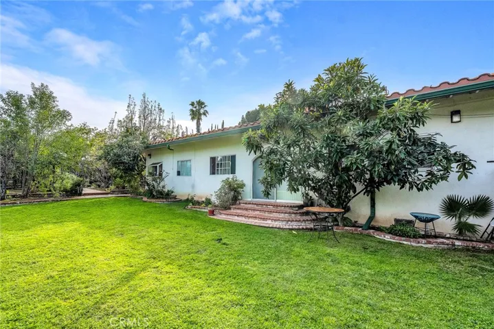 backyard and guest house