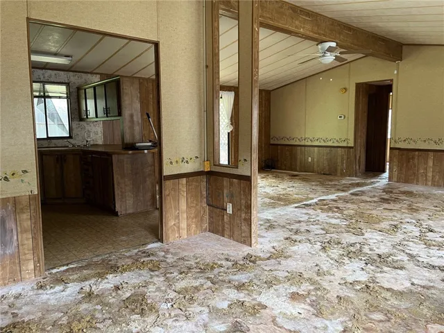 Dining room and living room going into kitchen