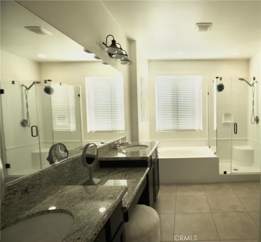 Primary bathroom tub / shower combo