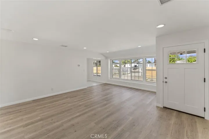 Large living room / dining area