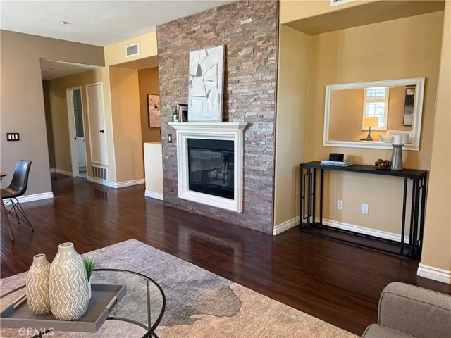 2nd Floor Living Room with Fireplace