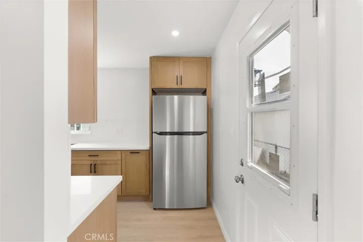 Kitchen and side door