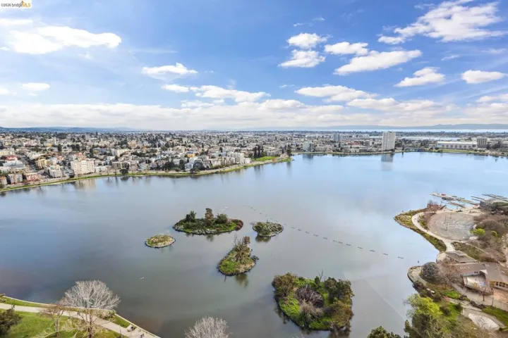 Water view featuring nearby urban area