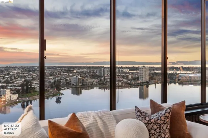 Water view with nearby urban area