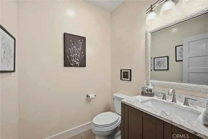 1/2 Bath off Kitchen